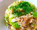柚子胡椒風味のじゃことレタスの和風焼飯作り方6写真