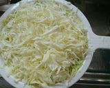 キャベツの千切り炒め作り方1写真