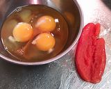 明太子卵焼き作り方1写真