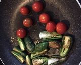 簡単‼︎鳥肉と夏野菜の冷やし杏ジャム煮♡作り方5写真