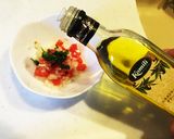 夏ランチ食欲素麺〜イタリアントマトバジル作り方4写真