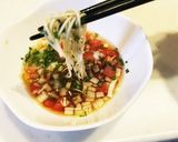 夏ランチ食欲素麺〜イタリアントマトバジル作り方5写真