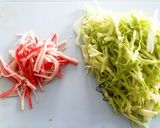 簡単♪キャベツ×カニかま×塩コンブ＝美味作り方1写真