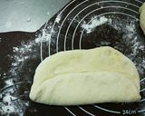 ＨＢ湯種でしっとりふわふわミルク角食作り方7写真