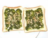 ジェノベーゼソースと胡桃のトースト朝食に作り方7写真