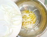 バジル玉ねぎの簡単卵黄ドレッシングサラダ作り方6写真