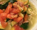 夏野菜で塩ラーメン作り方5写真