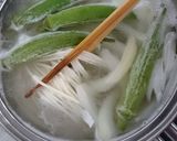 オクラとトマトのゆず胡麻サラダひやむぎ♪作り方3写真