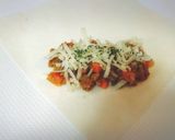 キーマカレーのリメイク春巻き☆作り方2写真