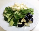 柚子胡椒冷しゃぶと夏野菜の冷やしラーメン作り方1写真