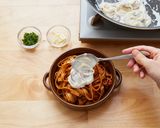 ボロネーゼパスタのグラタン作り方4写真