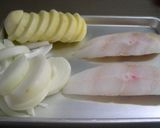 カレイのカレーソース蒸し作り方1写真