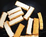 豚バラと厚揚げの甘辛丼♡作り方1写真