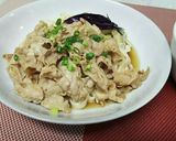生姜香る～豚しゃぶ冷やしうどん作り方5写真