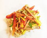 スパイシーカレー☆ペーパー焼きそば作り方3写真