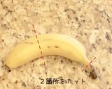 イルカのチョコバナナ作り方1写真