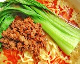 ピリ辛坦々麺(サッポロ一番しょうゆ)作り方4写真