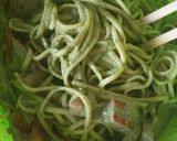 トマトとバジルの♥クリーミー冷製パスタ作り方5写真