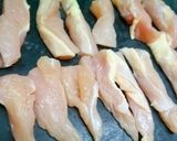 ムネ肉でナゲットみたいチキンスティック作り方1写真
