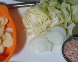 ツナとキャベツとじゃがいものにんにく炒め作り方1写真