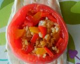 びっくり！丸ごとトマトのライスとんかつ作り方7写真