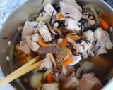 簡単！節約！鶏むね肉とひじきと蒟蒻の煮物作り方8写真