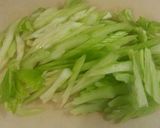 セロリのきんぴら作り方1写真