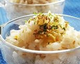 シンプルがいいね！梅の炊き込みごはん♪作り方3写真