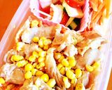 鶏ハラミチキンライス弁当作り方3写真