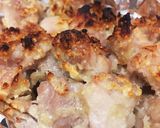 チーズと大蒜入♡鶏もも肉のパン粉焼き♡作り方4写真