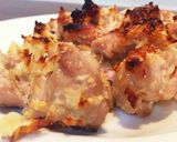 チーズと大蒜入♡鶏もも肉のパン粉焼き♡作り方5写真