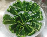 ピーマンのごはん詰め作り方1写真