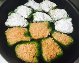 ピーマンのごはん詰め作り方4写真