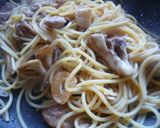 豚肉と舞茸の中華風パスタ♪作り方4写真