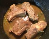フライパンで簡単カレー風味スペアリブ♪作り方4写真