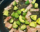 アボカドたっぷりクリームスープパスタ作り方4写真