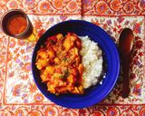夏野菜のフレッシュトマトカレー作り方2写真