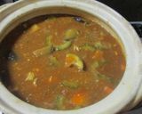 とまーすゴーヤと茄子、鶏胸肉スープカリー作り方1写真