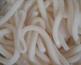 夏野菜と牛肉の冷たいうどん作り方8写真