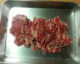 やわらかくてご飯がすすむ！牛肉のみぞれ煮作り方1写真