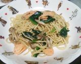 鮭&野菜たっぷり醤油パスタ作り方7写真