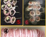 キクラゲとチーズの肉巻き作り方2写真