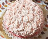 ピンクのグラデーション♡ローズケーキ作り方17写真