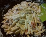 簡単10分Deチーズクリームパスタ☆作り方4写真
