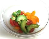 夏野菜の和風バジルサラダ作り方3写真