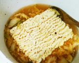 シャキシャキ野菜の豆乳キムチ塩ラーメン作り方7写真