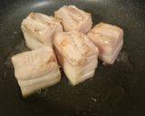 お肉屋の彼つまみ☆舌で潰せるほろほろ角煮作り方2写真