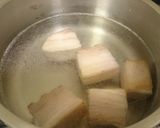 お肉屋の彼つまみ☆舌で潰せるほろほろ角煮作り方3写真