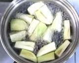茄子と卵のわかめスープ作り方2写真