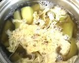 茄子と卵のわかめスープ作り方4写真